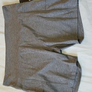 Bally Total Fitness 3X Gray Bike Shorts NWT 6.5" inseam